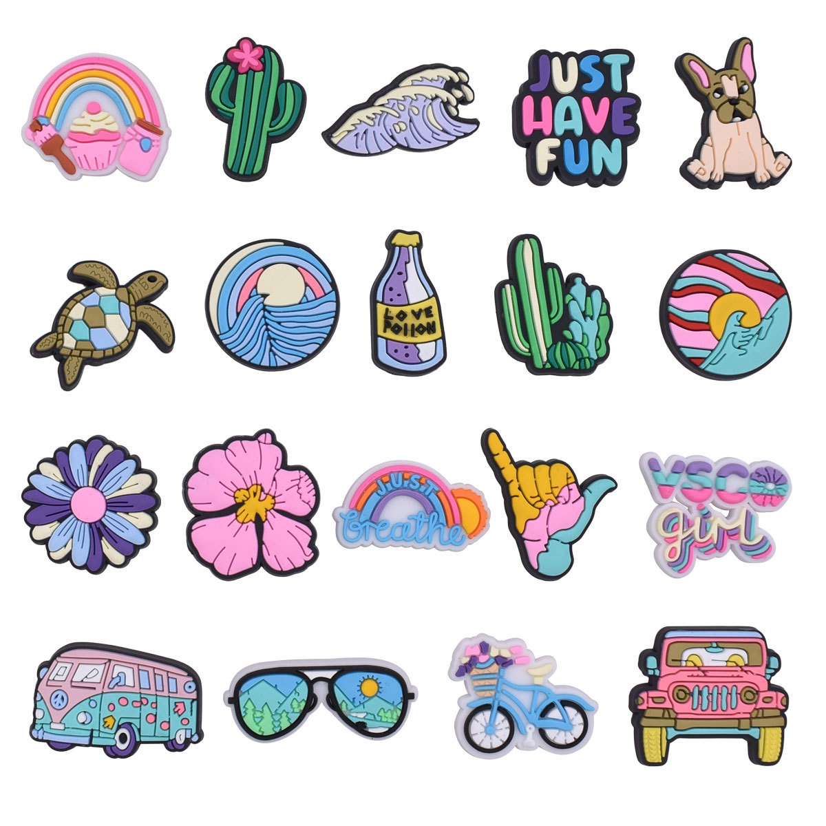 Men'S Vacation Accessories - Beach Vacation Shoe Charms for Crocs
