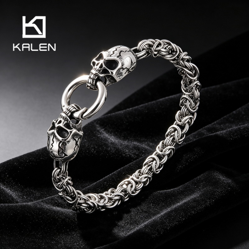 Men Accessories Bd - Kalen Vintage Animal Head Bracelet for
