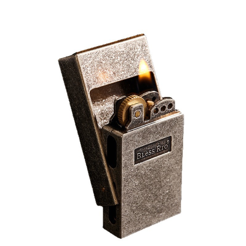 Retro Grinding Wheel Lighter O - đánh giá và giá Men Accessories Drawer