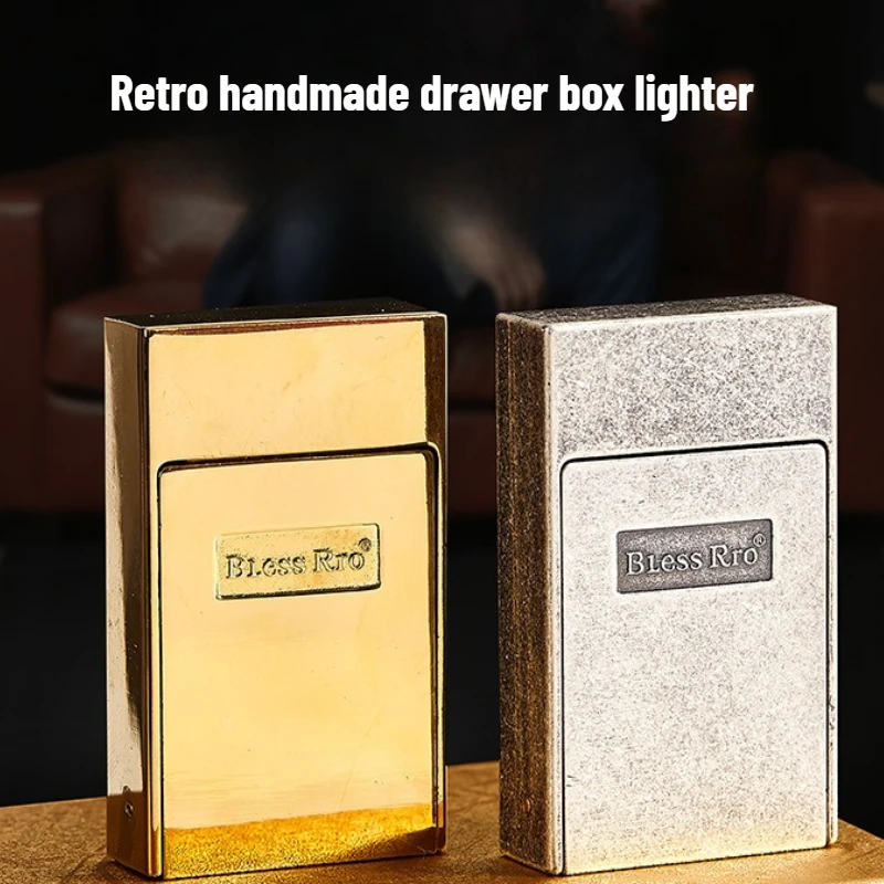 Retro Grinding Wheel Lighter O - đánh giá và giá Men Accessories Drawer