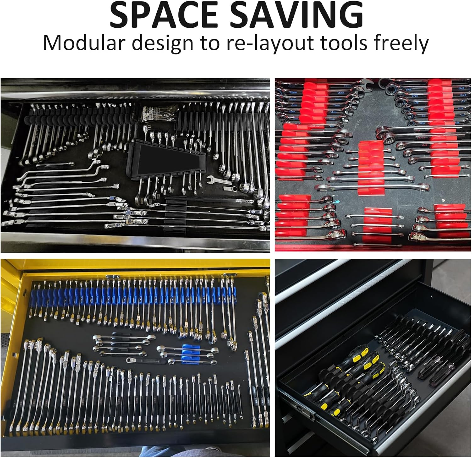 48Pcs Modular Wrench Organizer - đánh giá và giá Men Accessories Drawer