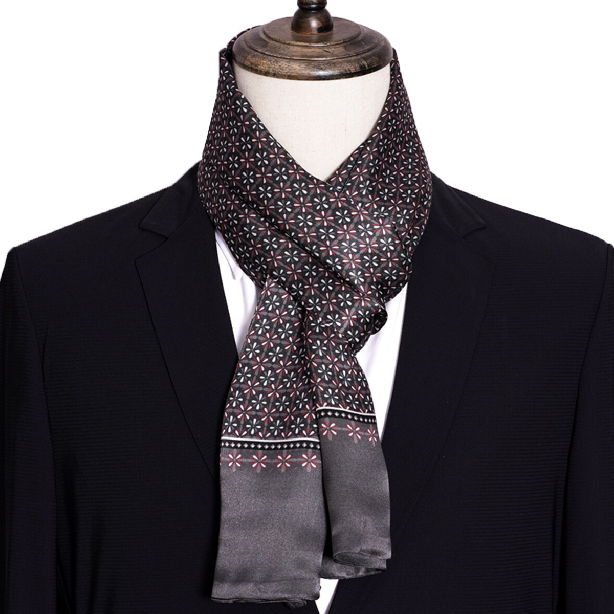 New Men's Stripe Silk Scarf Ho - đánh giá và giá Men Accessories For Travel