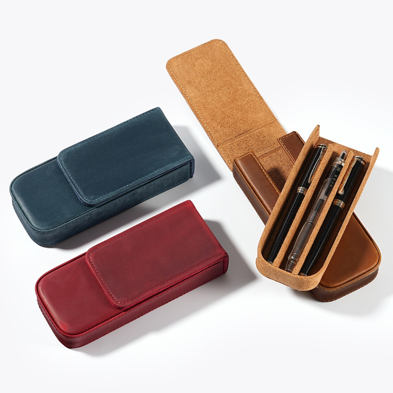 3 Slot Geniue Cowhide Pen Penc - đánh giá và giá Men Accessories Drawer