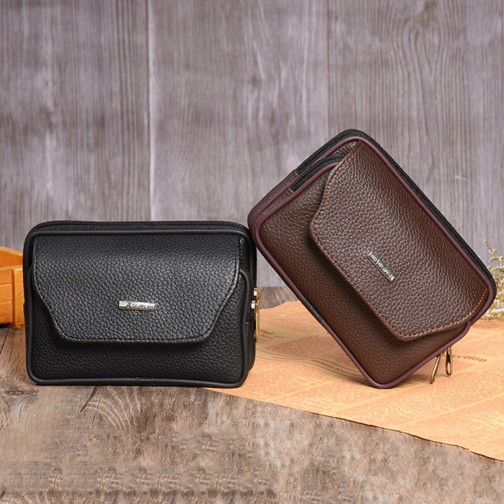 Casual PU Leather Men Waist Ba - đánh giá và giá Men Accessories For Travel