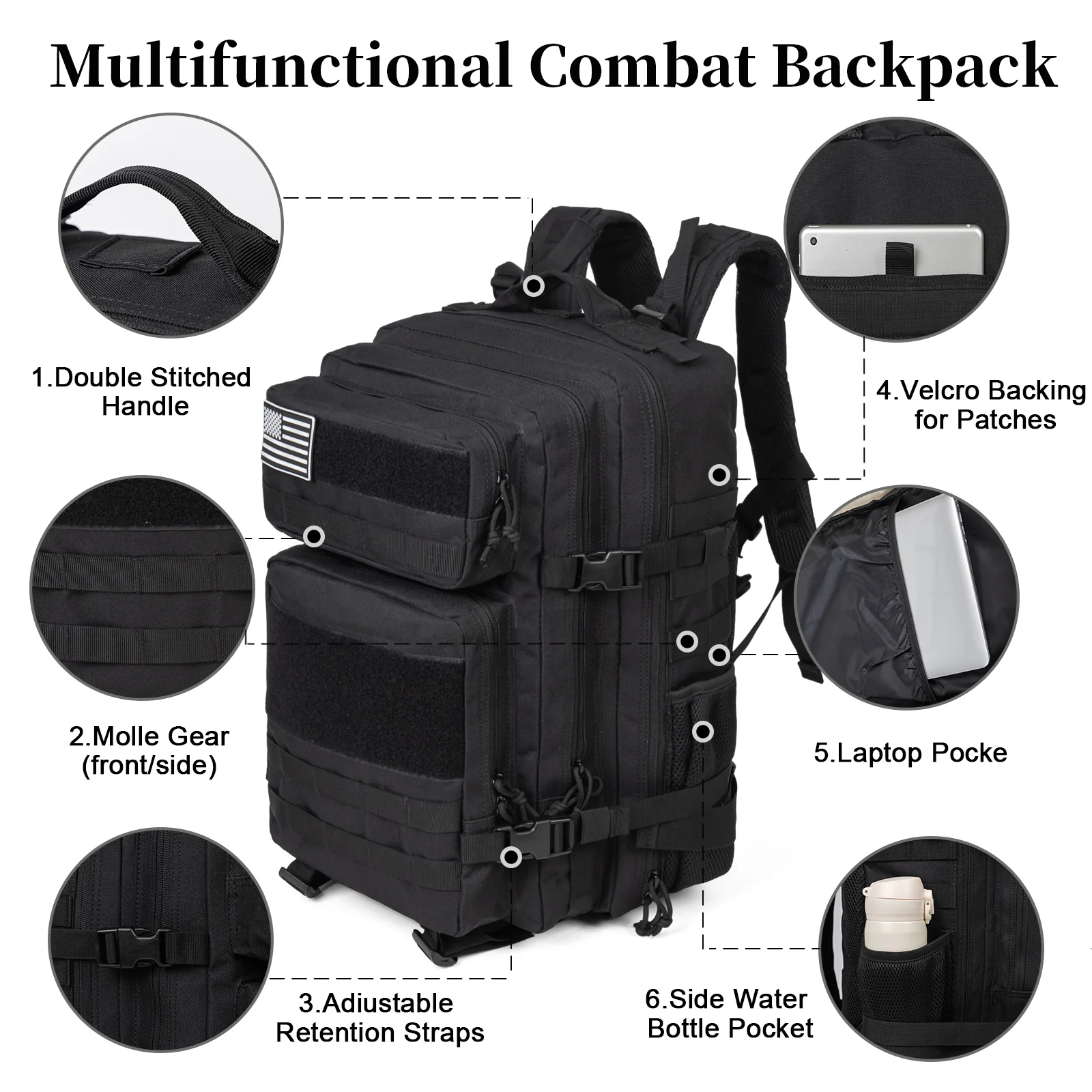 60L Army Military Tactical Bac - đánh giá và giá Men Accessories For Travel