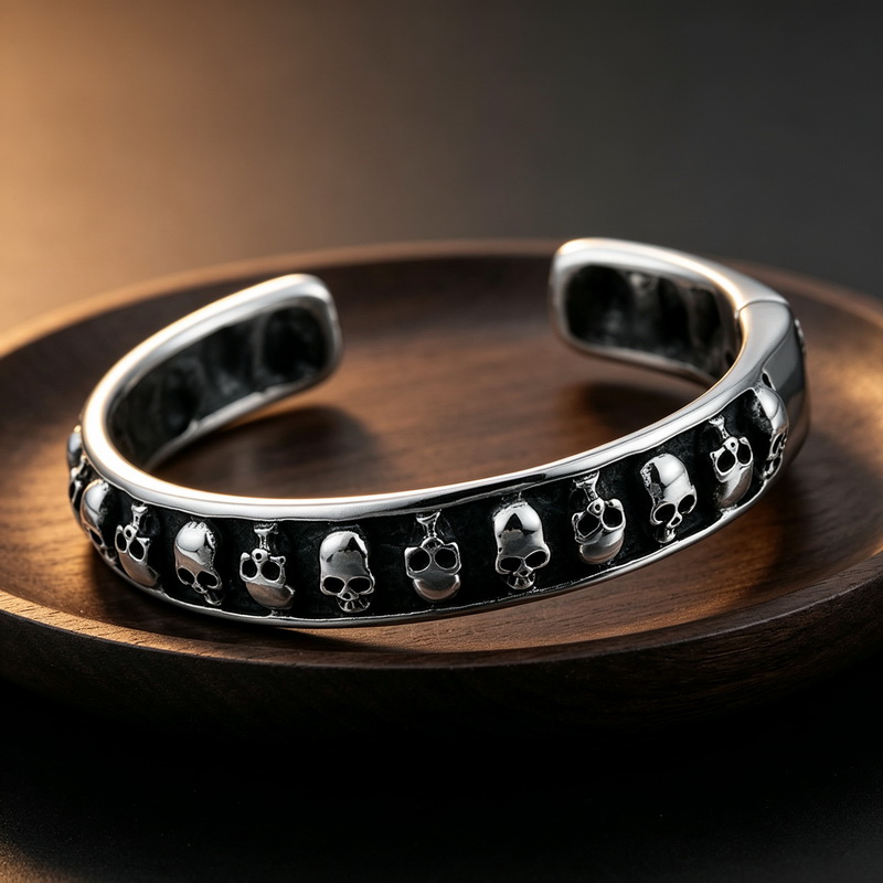 Goth Skull Hip Hop Punk Cool C - đánh giá và giá Men Accessories Bd