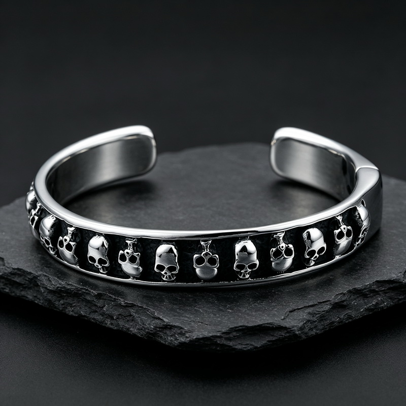 Goth Skull Hip Hop Punk Cool C - đánh giá và giá Men Accessories Bd