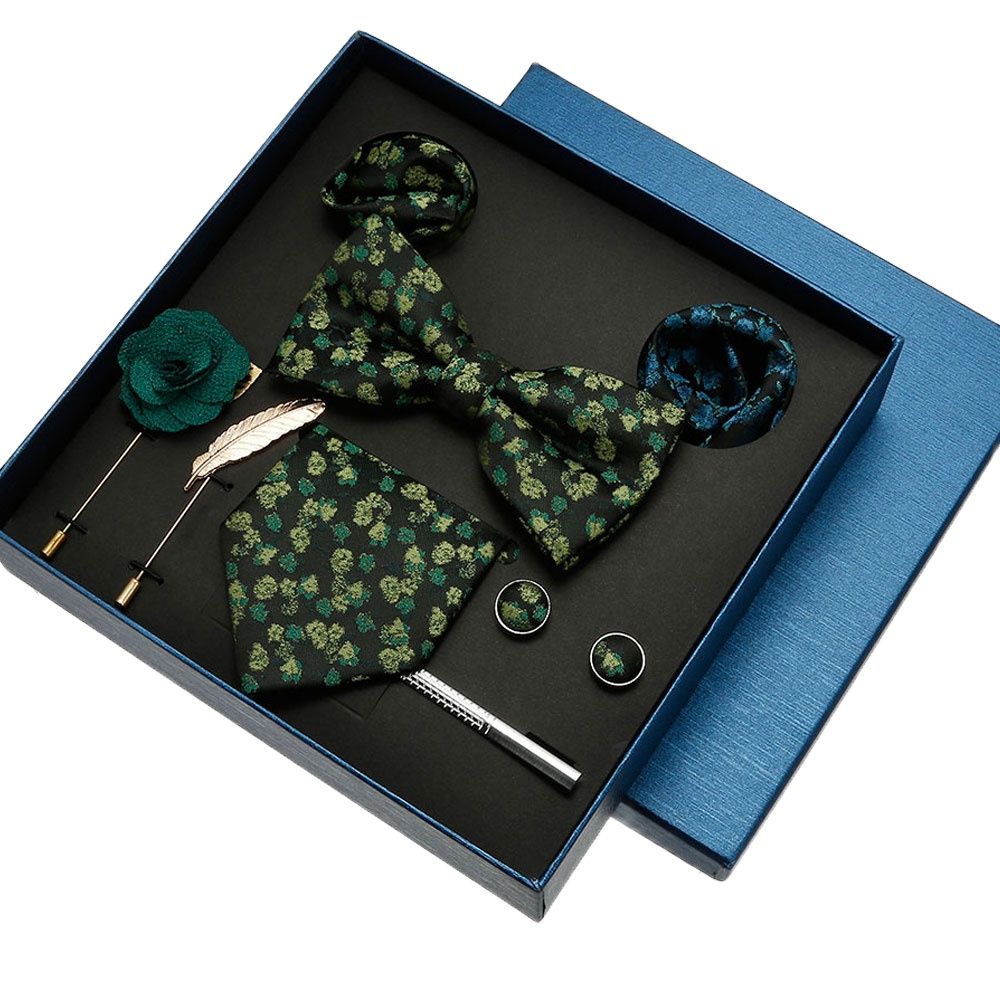 Luxury Silk Tie Hankies Set In - đánh giá và giá Neck Tie Set Box
