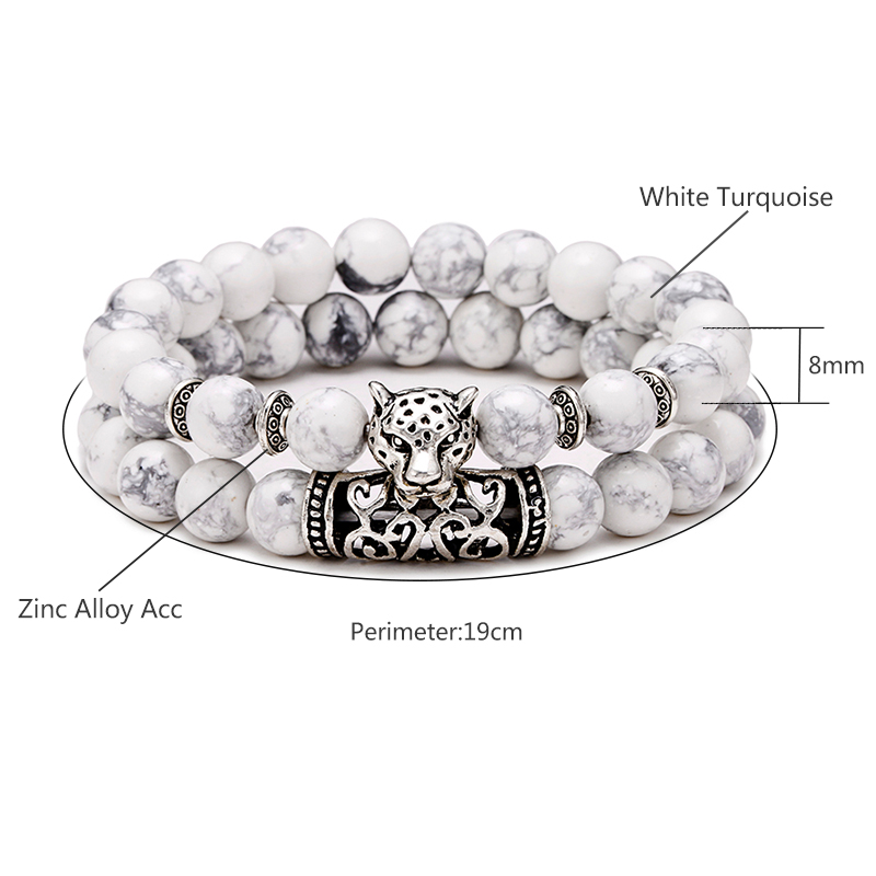 Premium 2Pcs/Set Leopard Beade - đánh giá và giá Men'S Vacation Accessories