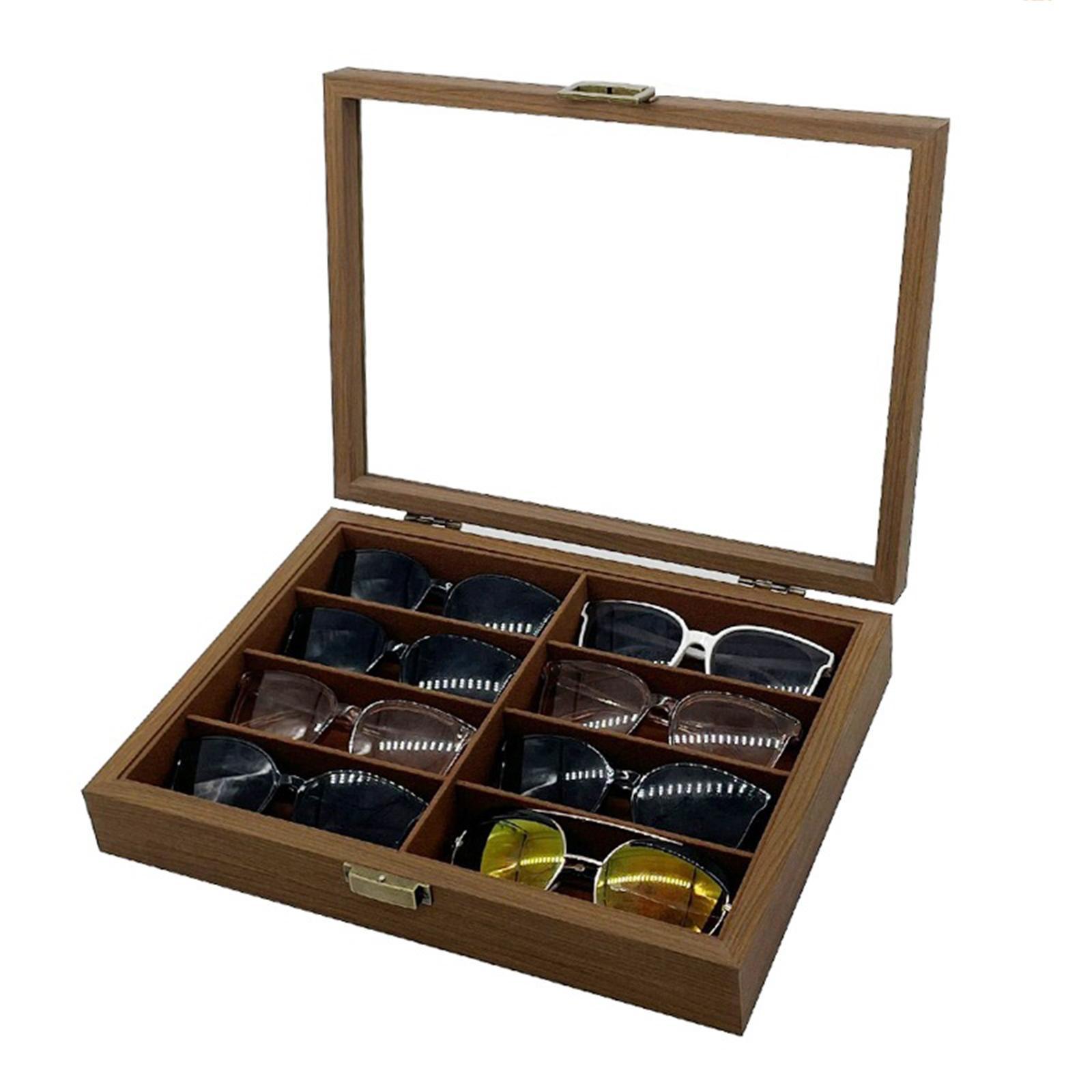 Wooden Sunglasses Organizer Bo - đánh giá và giá Men Accessories Drawer