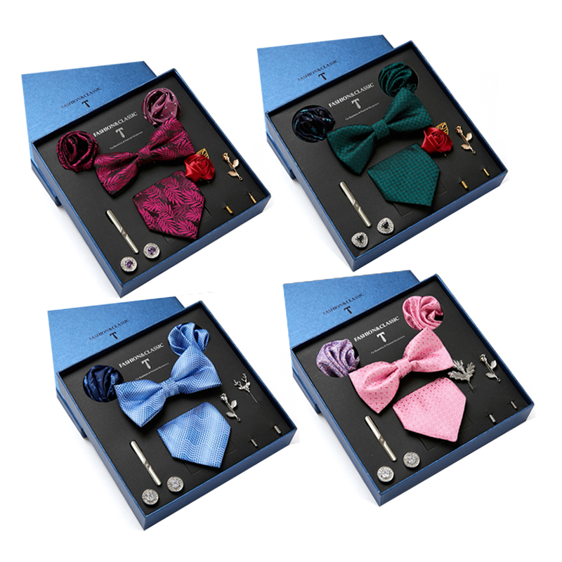 Xanh Nam Thắt Tặng Hộp Họa Tiế - đánh giá và giá Neck Tie Set Box
