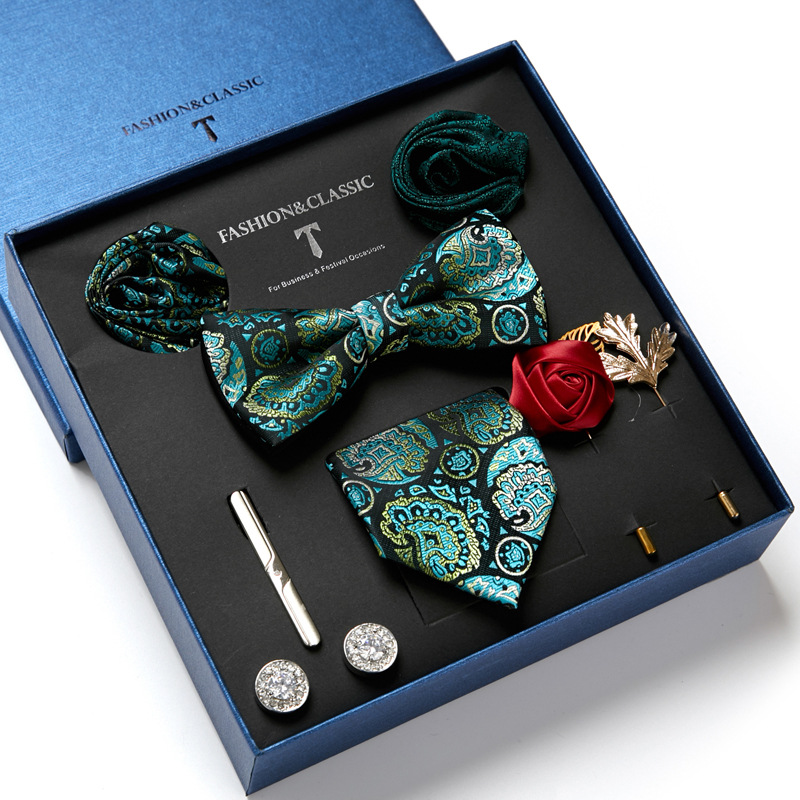 Xanh Nam Thắt Tặng Hộp Họa Tiế - đánh giá và giá Neck Tie Set Box