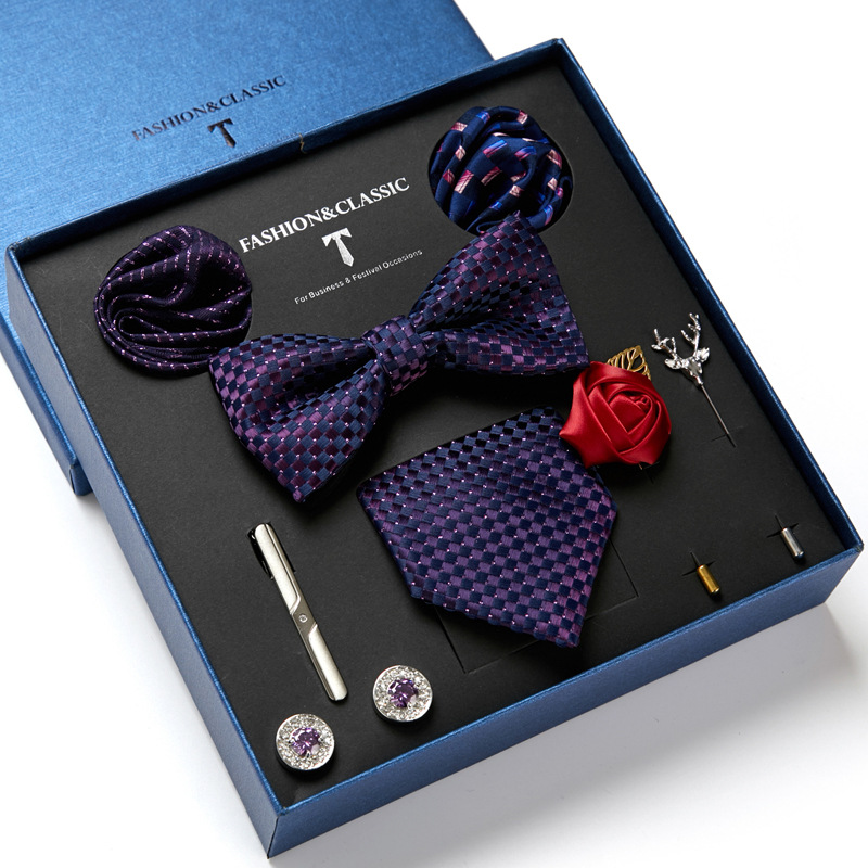 Xanh Nam Thắt Tặng Hộp Họa Tiế - đánh giá và giá Neck Tie Set Box