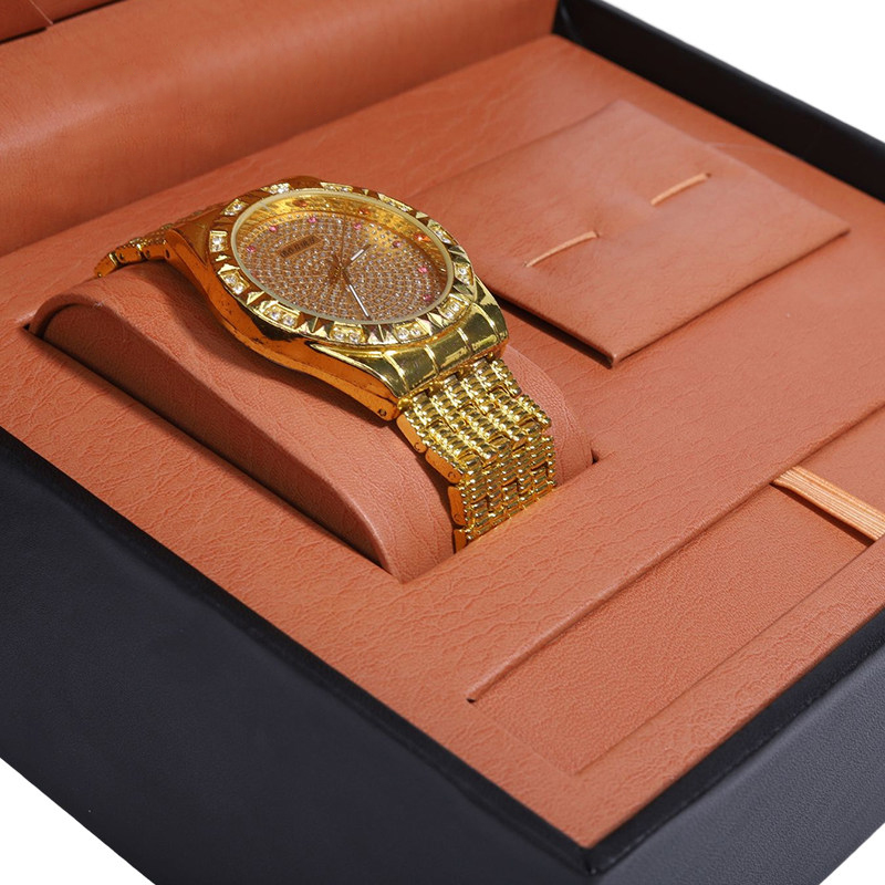 PU Leather Luxury Jewelry and  - đánh giá và giá Cufflink Box Set