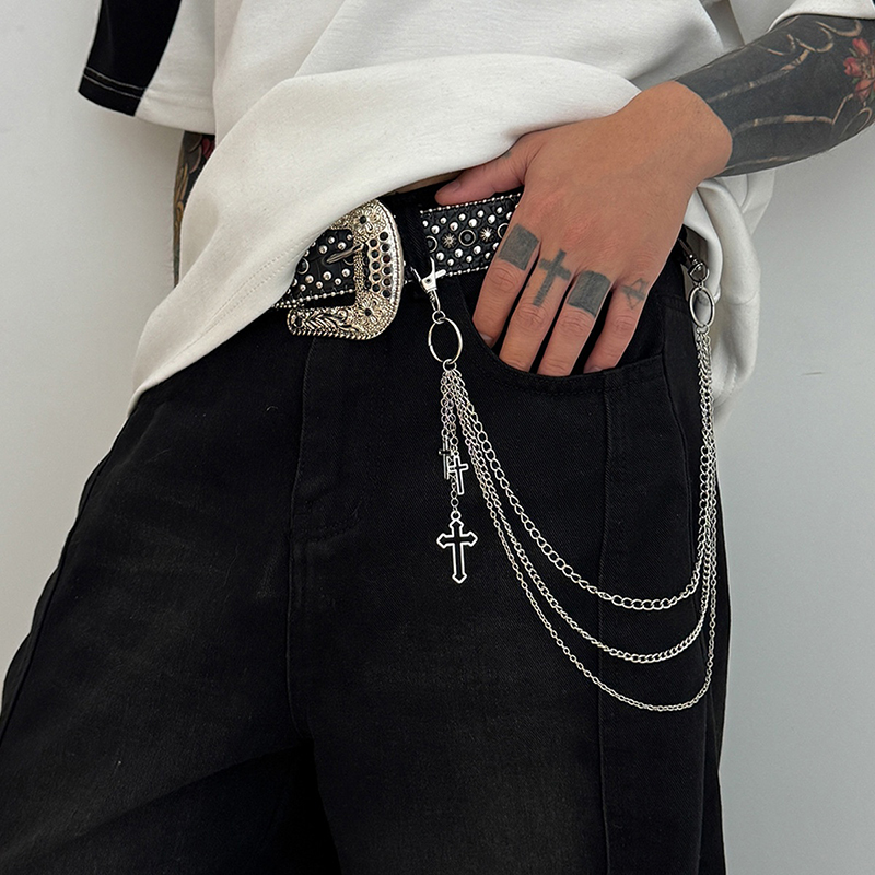 New Retro Punk Rock Cross Pant - đánh giá và giá Men Accessories Chain