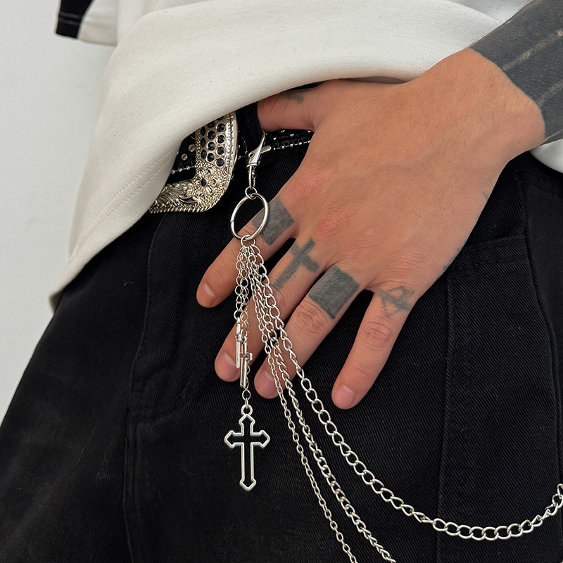 New Retro Punk Rock Cross Pant - đánh giá và giá Men Accessories Chain