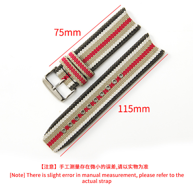 22mm Soft Breathable Nylon Can - đánh giá và giá Men'S Accessories Burberry