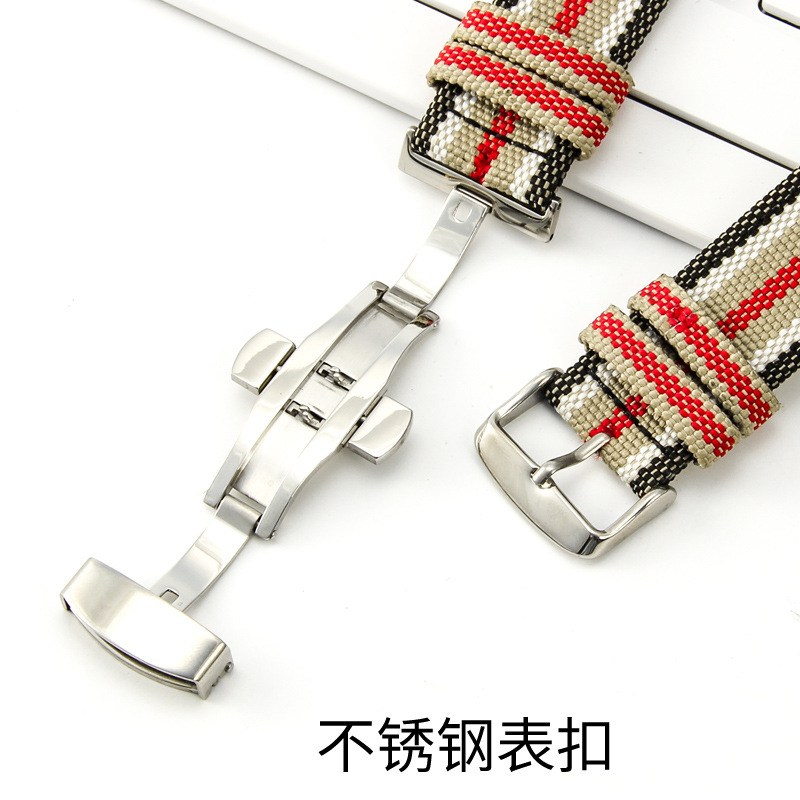 22mm Soft Breathable Nylon Can - đánh giá và giá Men'S Accessories Burberry