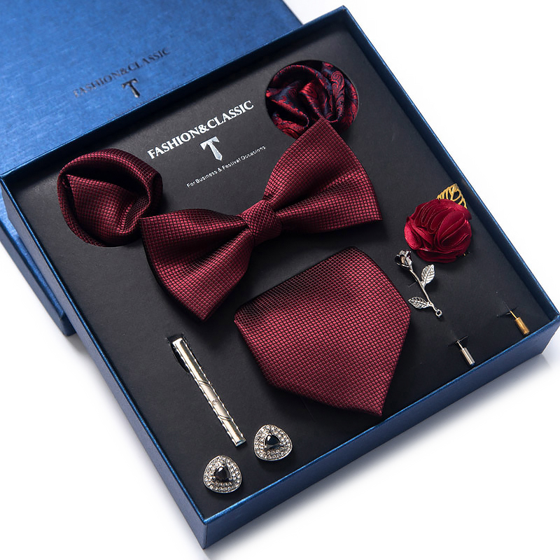 Holiday Present Tie Handkerchi - đánh giá và giá Cufflink Box Set