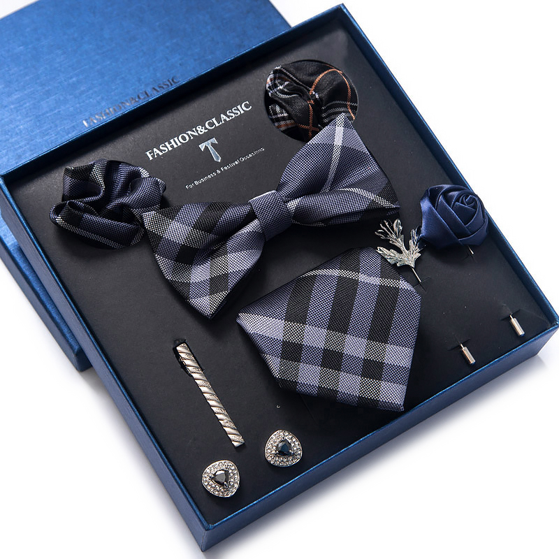 Holiday Present Tie Handkerchi - đánh giá và giá Cufflink Box Set