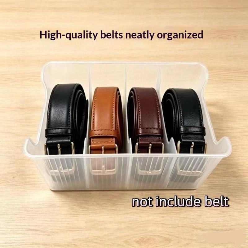 4 Grids Plastic Belt Storage O - đánh giá và giá Men Accessories Drawer