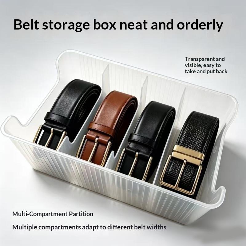 4 Grids Plastic Belt Storage O - đánh giá và giá Men Accessories Drawer